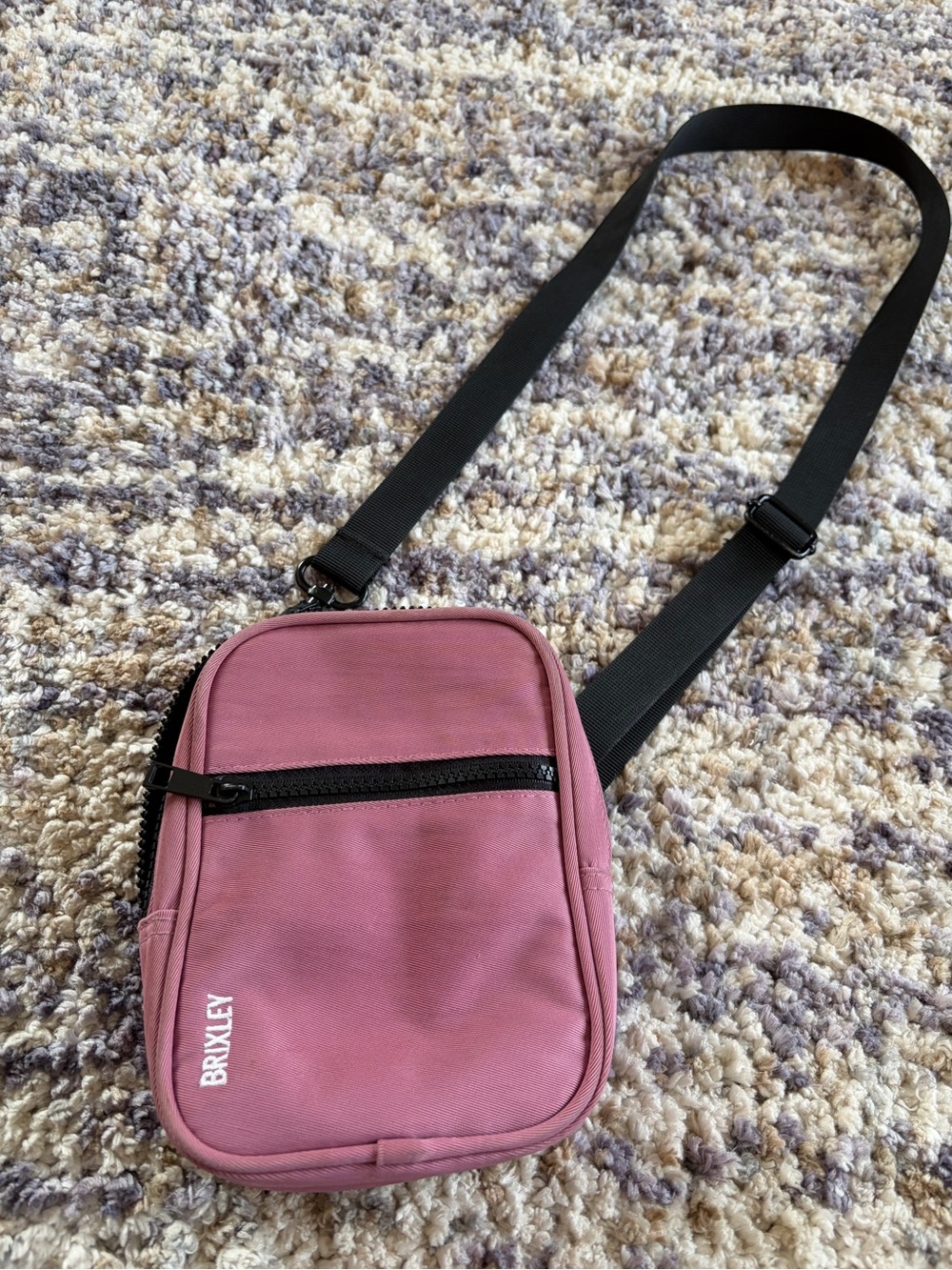 Brixley Rosey Crossbody Sling Bag Pink Convertible